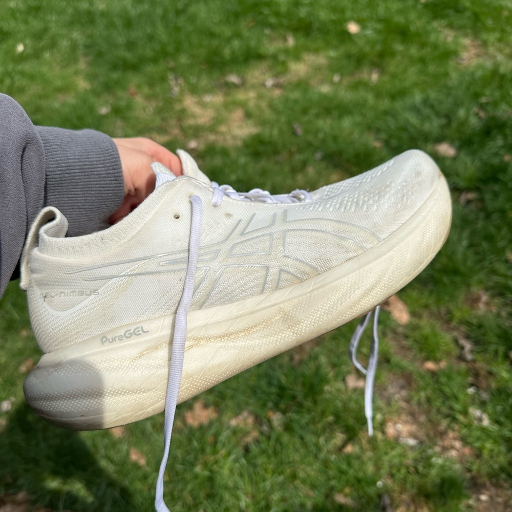 ASICS Womens gel nimbus white